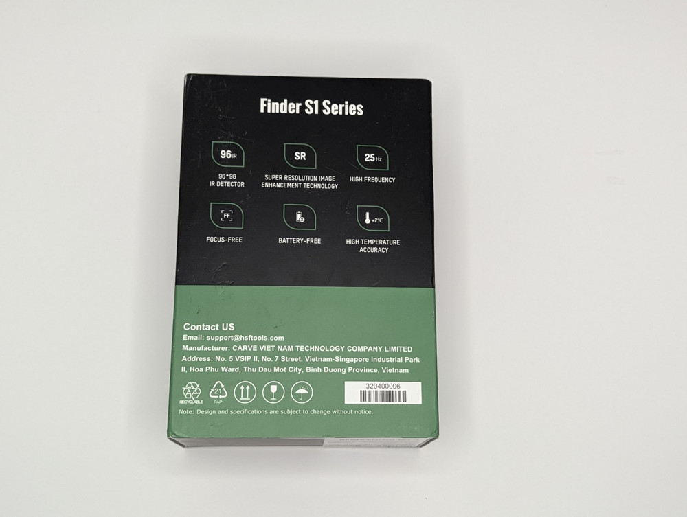 HSFTOOLS Finder S1 Thermal Camera 96x96 IR Resolution, USB-C, Android Compatible