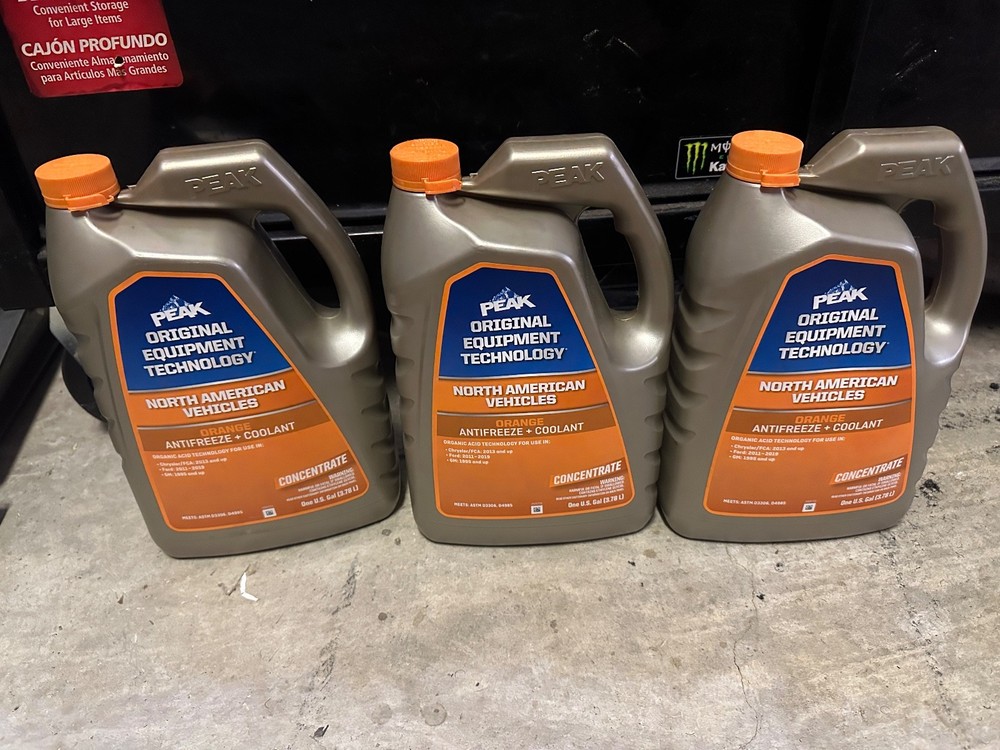 PEAK OET Extended Life Orange Concentrate Antifreeze/Coolant for North Ameri...