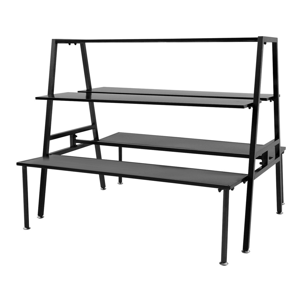 3 Tier Metal Retail Shoe Handbag Display Stand 119*105*100cm Flower Pot Rack