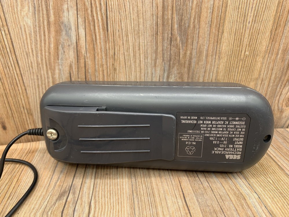 Sega Game Gear System Console Rechargeable Battery Pack Model 2105 Untested