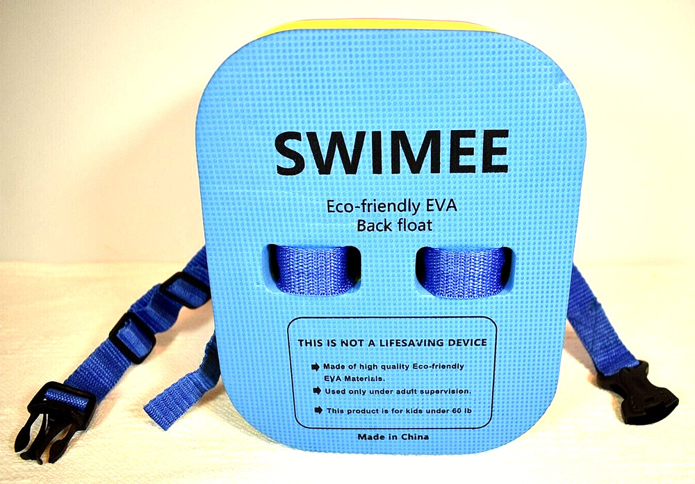 Eco Friendly, EVA Material, "SWIMEE" Back Flotation Device Children Under 60LBS