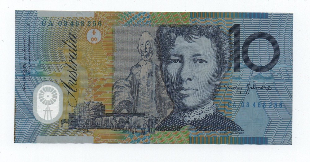 AUSTRALIA 10 DOLLARS 1993 PICK 52 LOOK SCANS