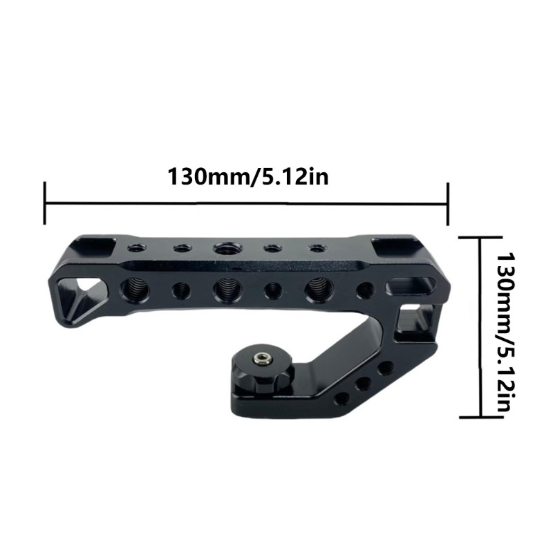 Lightweight DSLR Camera Top Handle Grip Ergonomic Camera Handle Cold Shoe