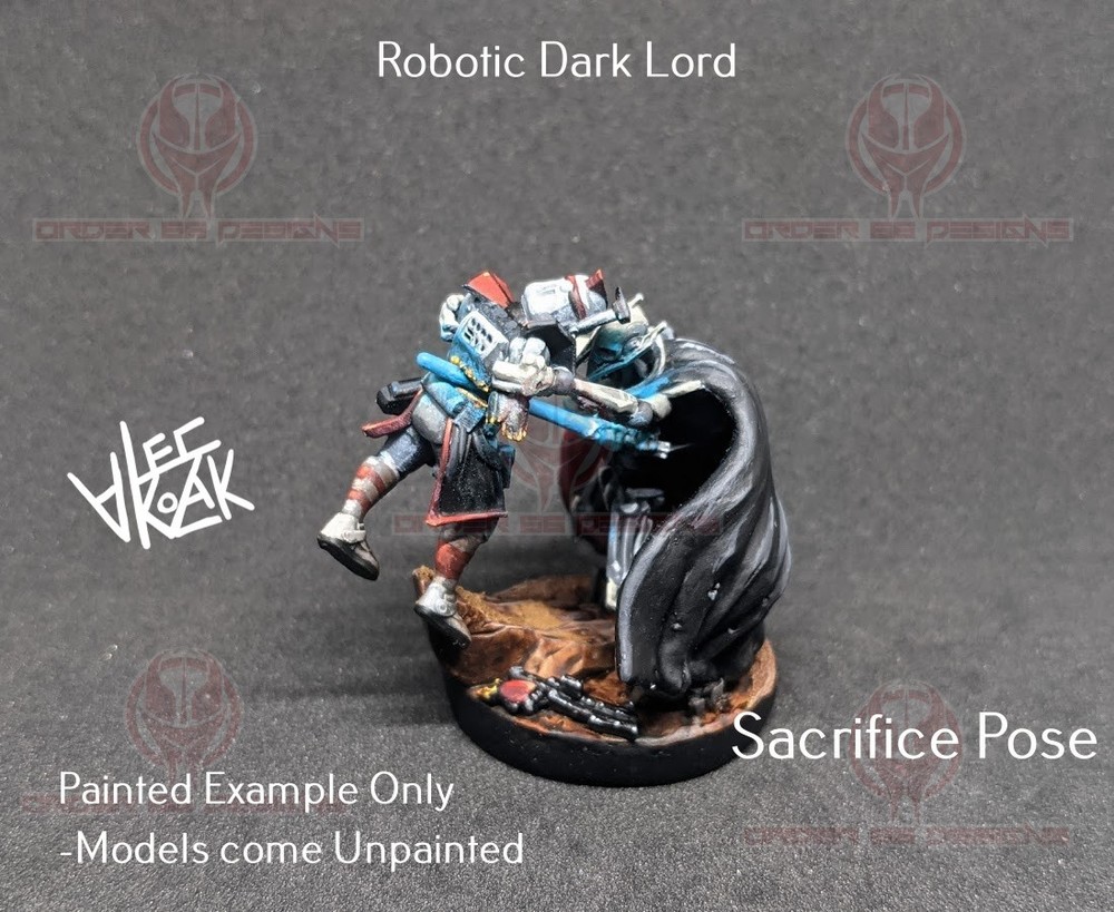 Star Wars Legion 3d printed General Grevious - Sacrifice Pose - unpainted