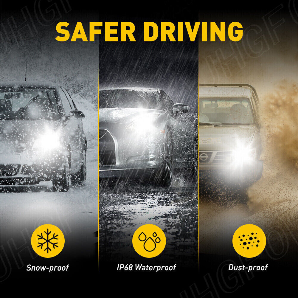 For Chevy Silverado 1500 2019-2021 WT Custom Trail Boss LED Headlight Kit Bulbs