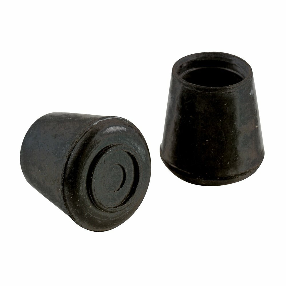Eight Shepherd Hardware Prod. 3202 Rubber Straight TIP 5/8" - Black