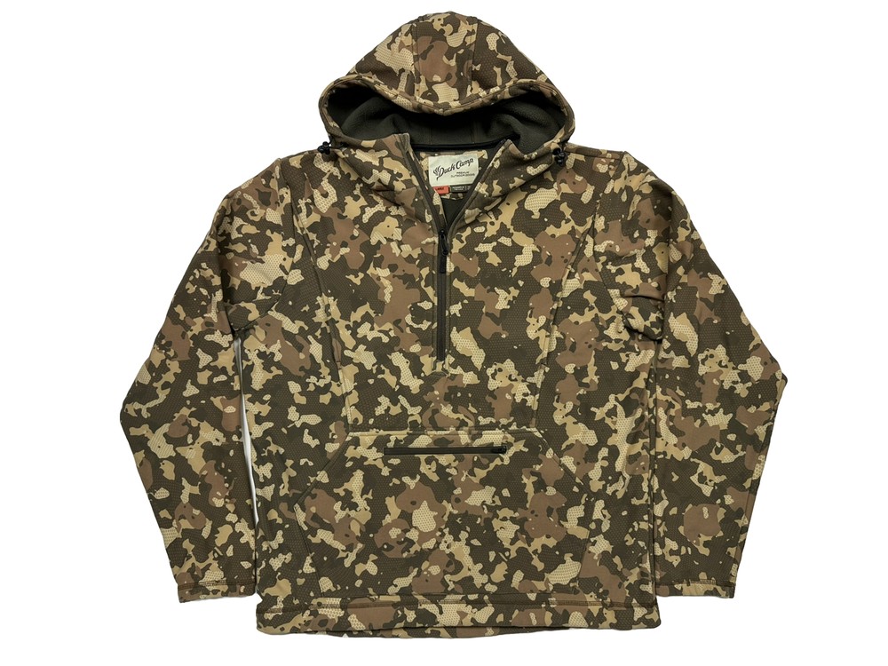 Duck Camp Contact Softshell Hunting Jacket Camo sz Large