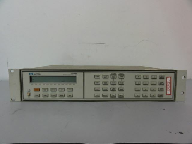 HP 3488A Switch/ Control Unit w/ 44471A G. Purpose Relay Card