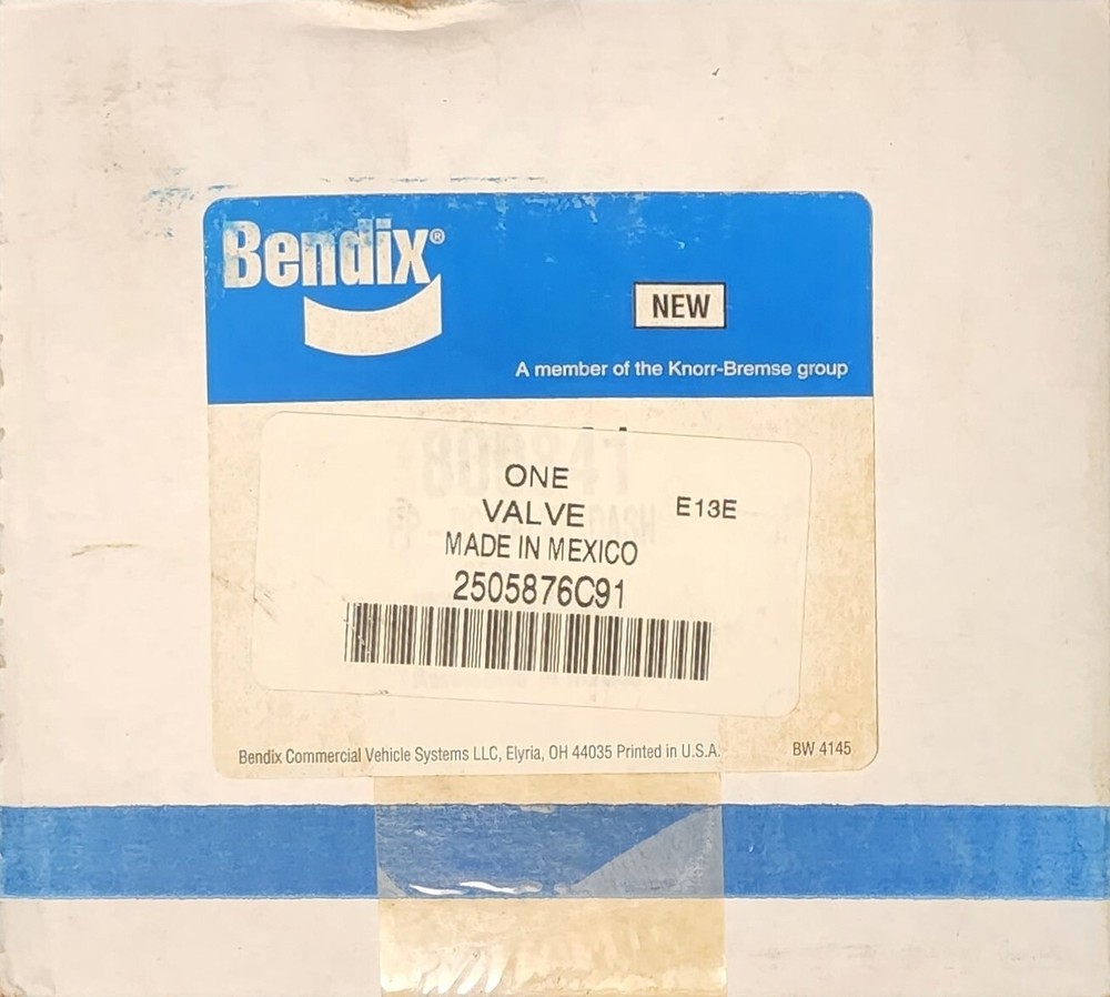 Bendix Park Air Brake Dash Valve 2505876c91 Semi Tractor Push Pull 800841 (19C)