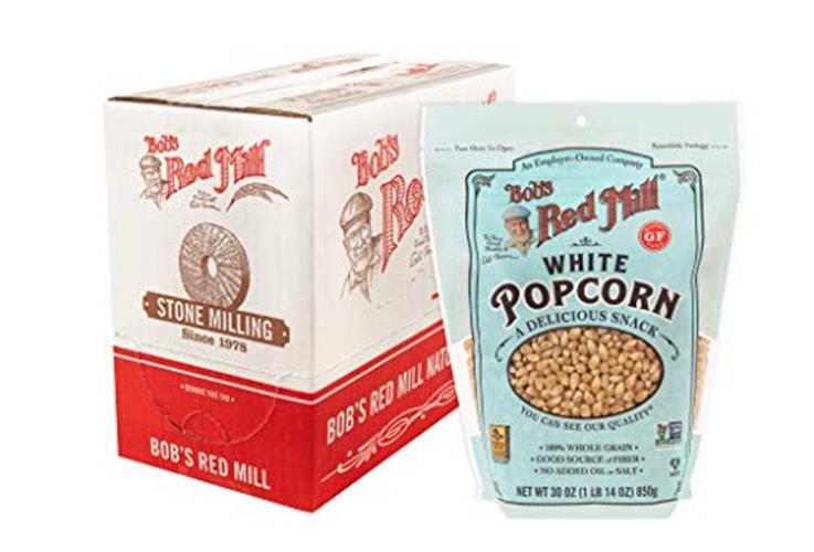Bob's Red Mill White Popcorn, 30oz (Pack of 4) - Non  Assorted Styles , Sizes