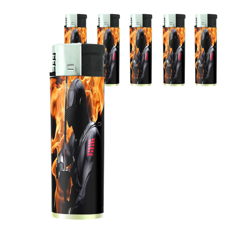 Ninja D8 Set of 5 Electronic Butane Lighter