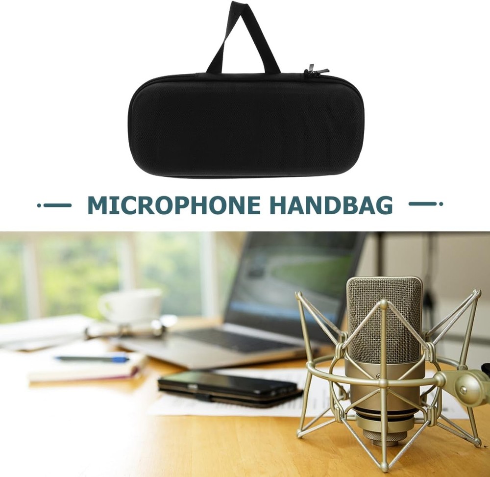 Wireless Microphone Case: Hard EVA Case for Handheld 30X14X8CM