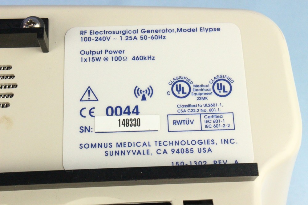 Somnus Elypse RF Generator