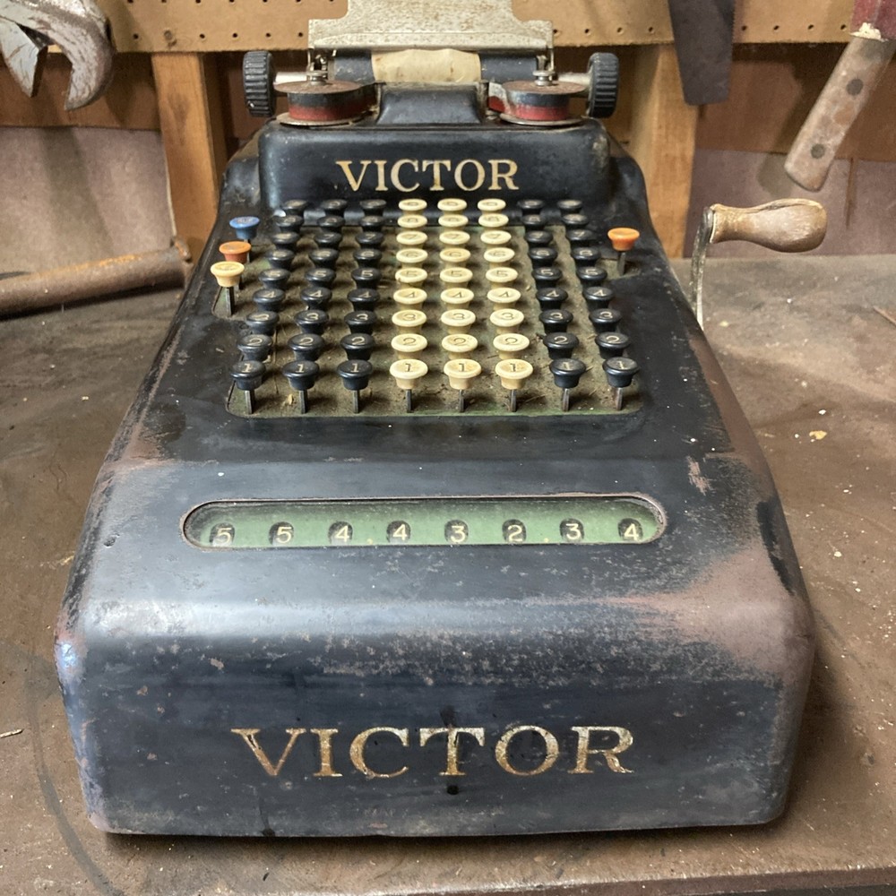 Vintage 1920s Victor Adding Machine
