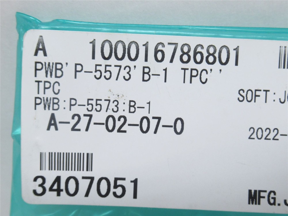 237795 New-No Box; Ishida P-5573B PC Hub Board Assembly