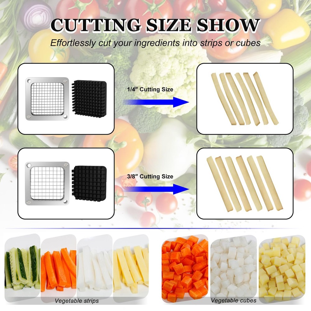 Replacement Chopper 1/4" Blade, Commercial Vegetable 1/4‘’, 1/4‘’ blade