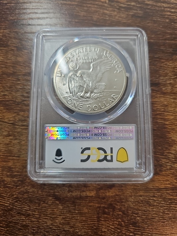 1971-S $1 PCGS MS65 MS 65 Eisenhower "Ike" Silver Dollar 40%