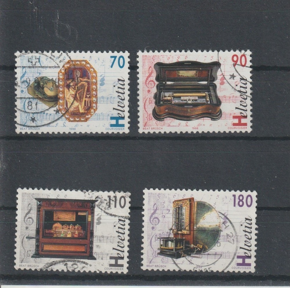 SWITZERLAND 1996, music boxes used / 1401