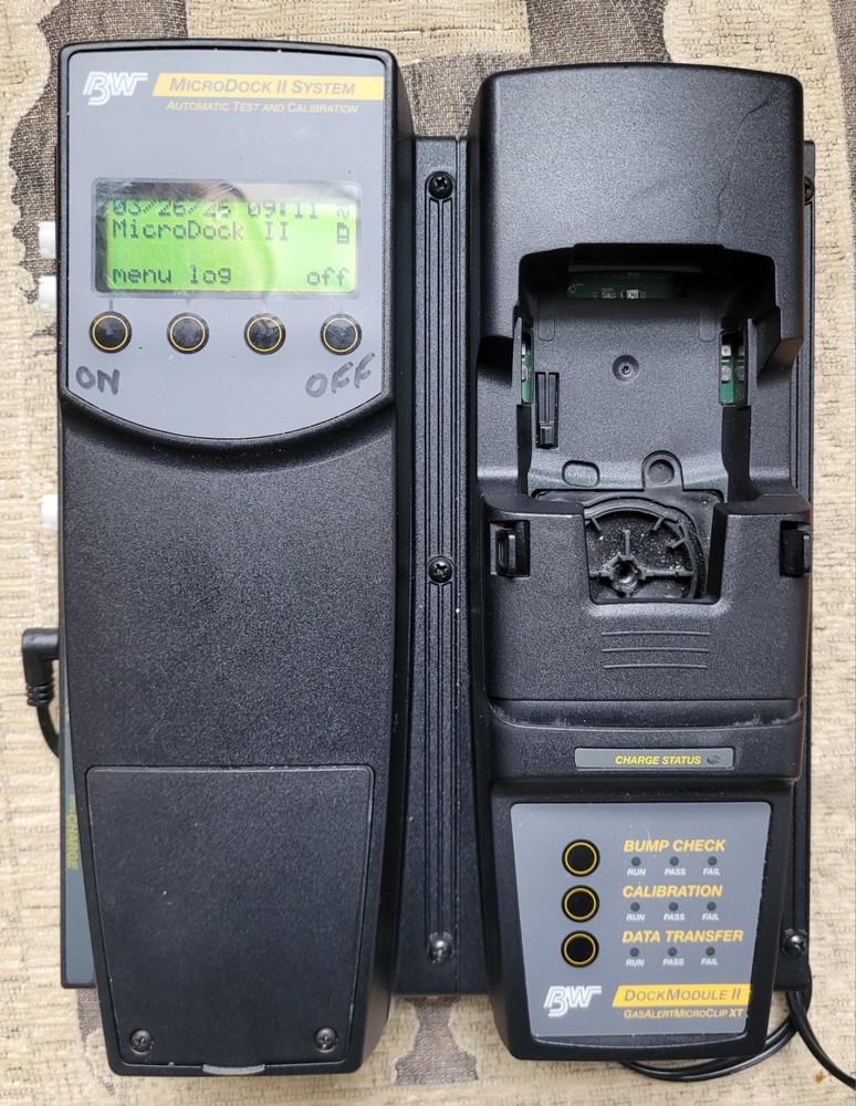 BW MicroDock II System & DockModule II GasAlertMicroClip XT Test & Calibration