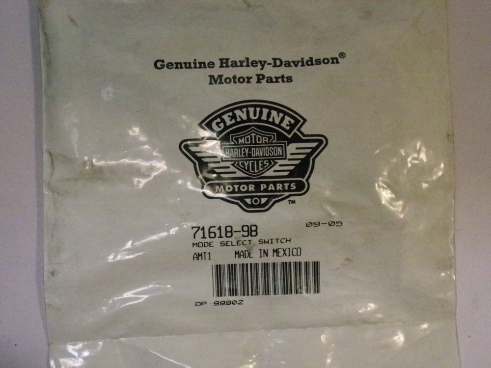 Harley Davidson Touring Left Handlebar Mode Select Switch #71618-98