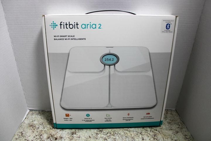 PRE-OWNED EUC Fitbit Aria 2 Wi-fi Smart Scale WHITE FB202
