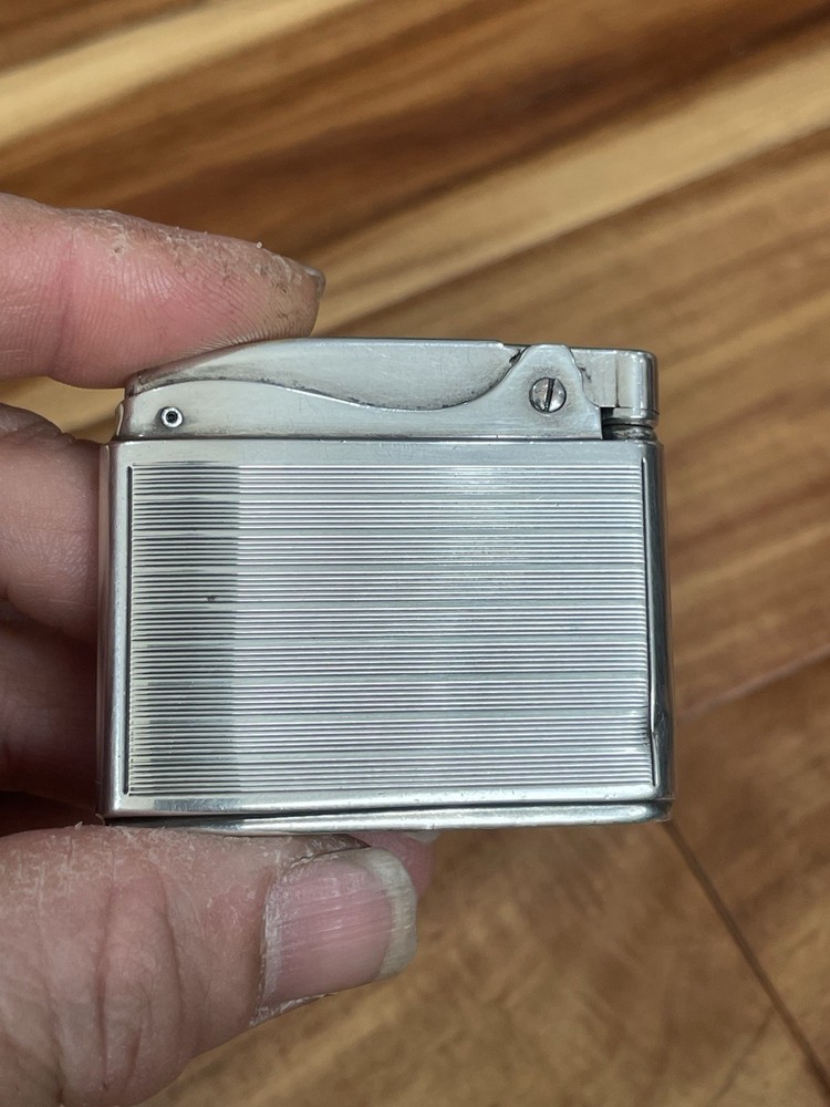 Vintage 1950s Beautiful Ronson Adonis Sterling Silver Lighter (USA) - Working!!