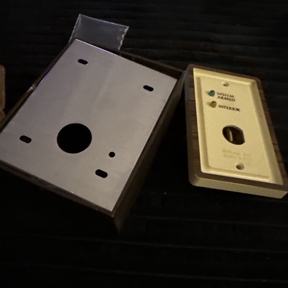 Vintage NuTone ISB-64 Surface Mounted Door Intercom Speaker And S-226 Key Switch