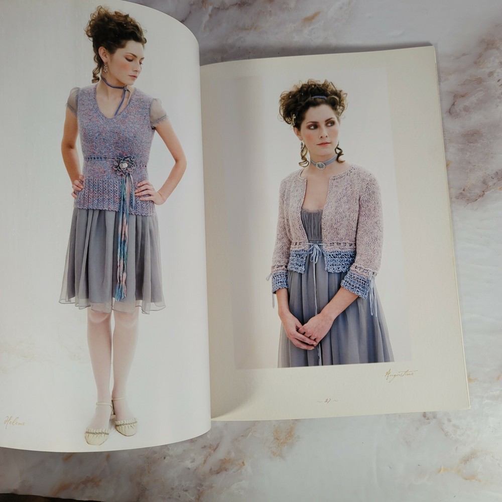 Dauphine Knitting Pattern Book, Softcover, Louisa Harding, 20 Elegant Patterns