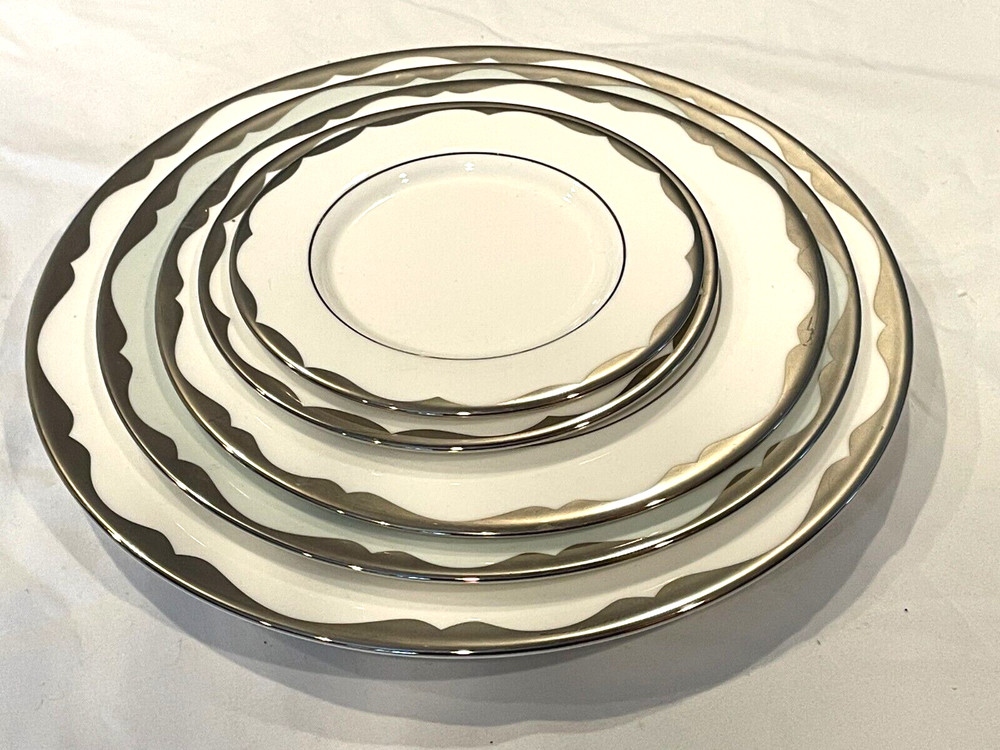1 BRAND NEW WITH TAGS KATE SPADE TRIMBLE 6 PC PLACE SETTING NO CUP - FREE SHIP