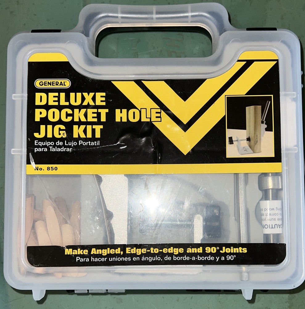 General: Deluxe Pocket Hole Jig Kit, 850  (NEW)