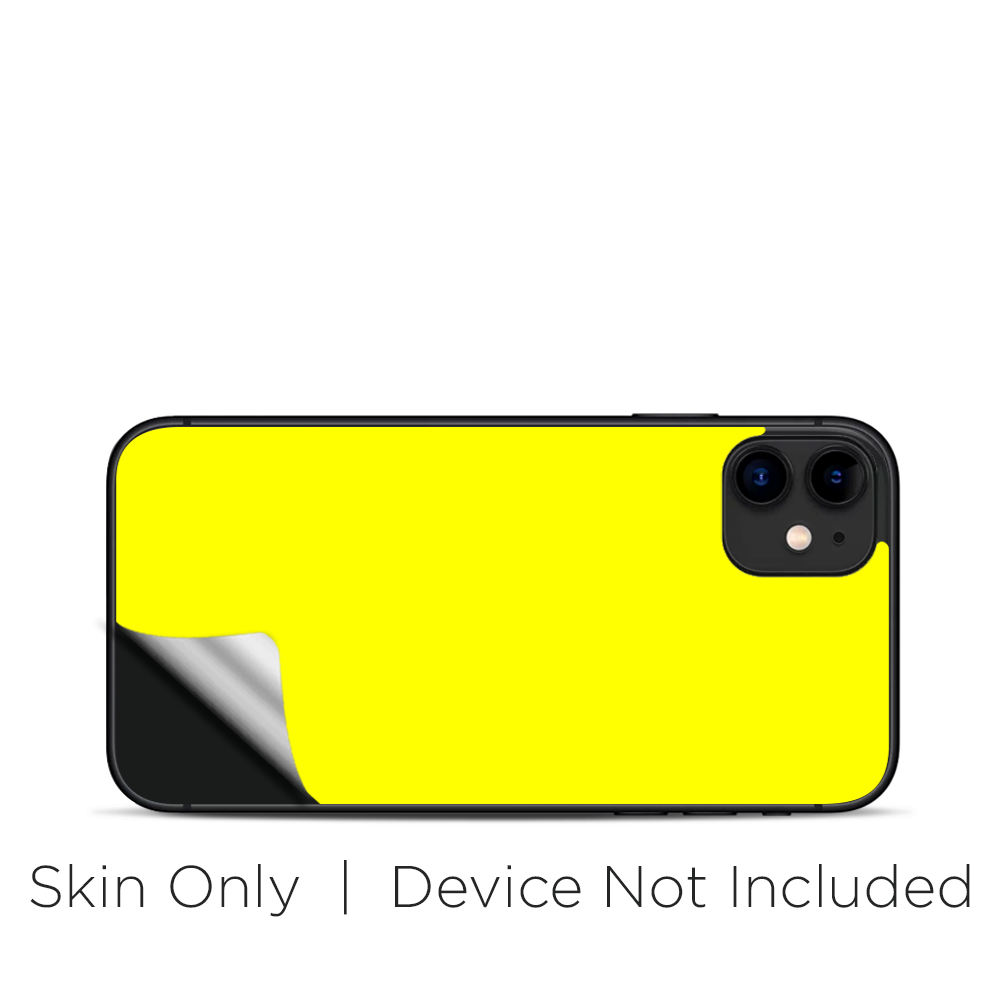 Skins Decal Wrap for Apple iPhone 11 - Bright Yellow