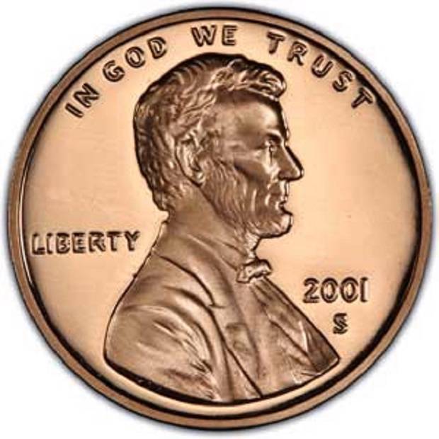 2001-S   PROOF CENT