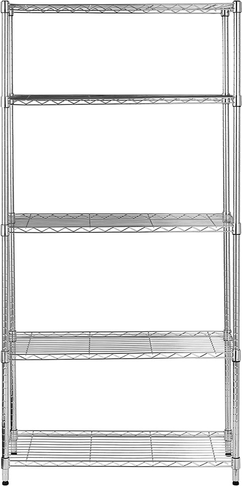 5-Shelf Adjustable,  Storage Shelving Unit Organizer Wire Rack