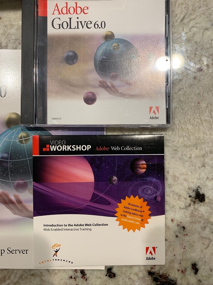Adobe GoLive 6.0 Upgrade Macintosh - Complete With Box