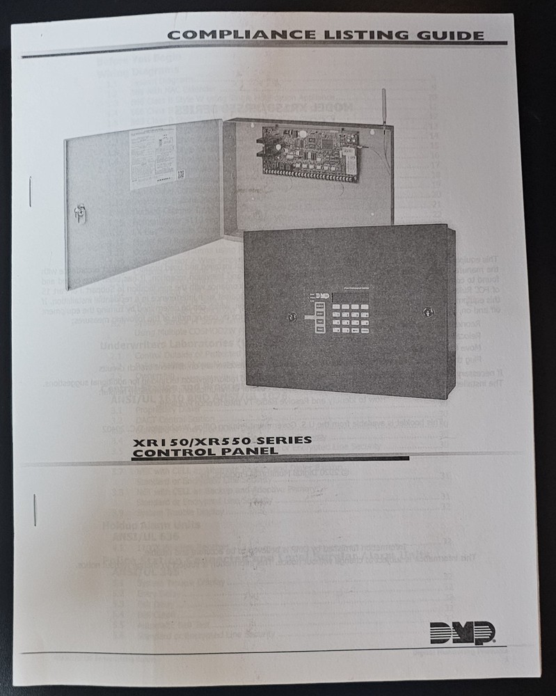 DMP XR550 DNL- R Fire Alarm Panel New In Box!