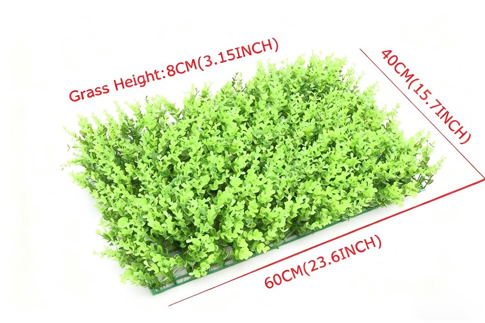 Plastic Encrypted Eucalyptus Simulation Plant Background Decoration 23.6x15.7''