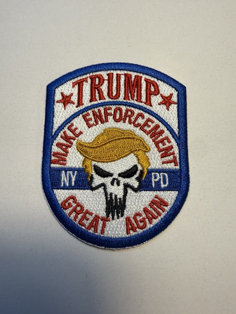 NYPD Trump Enforcement Patch MAGA collectible