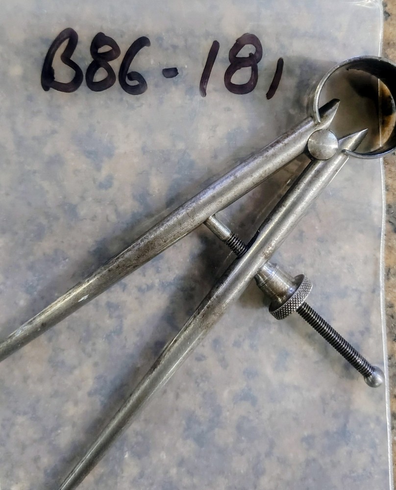 🗽VINTAGE LUFKIN RULE 6" ID CALIPER MACHINIST/TOOLMAKER