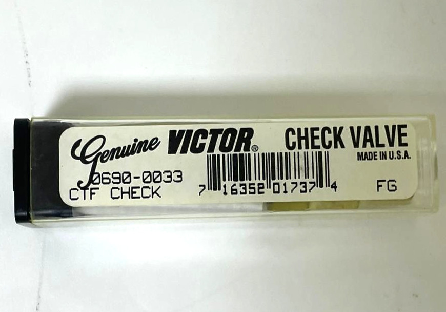 VICTOR CTF CHECK Reverse Flow Check Valve 0690-0033