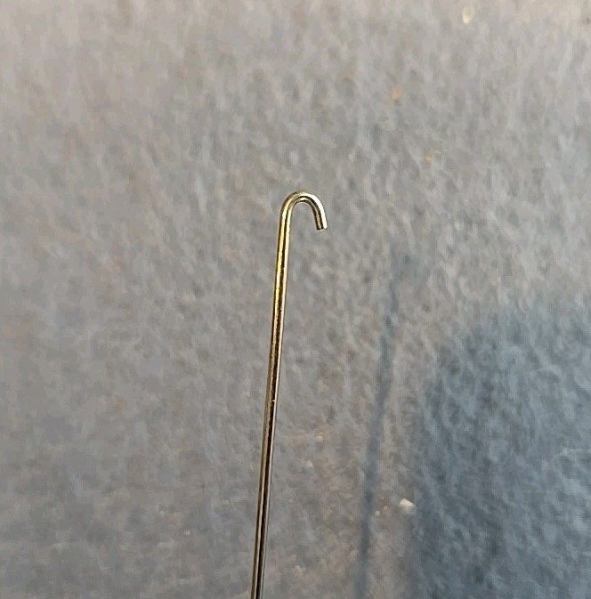 100 pcs .035" SS wire shafts 4.375" U-Bend Hook Connection Spinnerbait Wire Bend