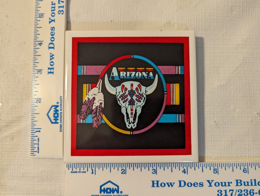 Arizona Commemorative Ceramic Wall Tile.