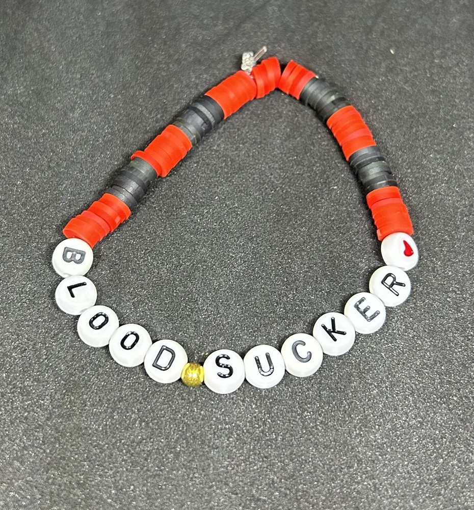 Blood Sucker (Vamp) Heishi Bracelet