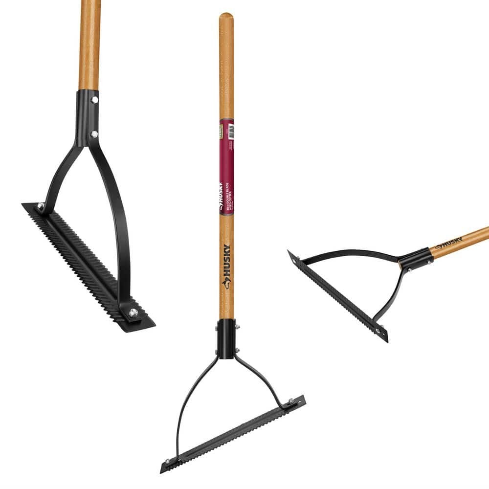 Durable Double Blade Weeder Cutter Hardwood Handle for Tall Grass Vegetation