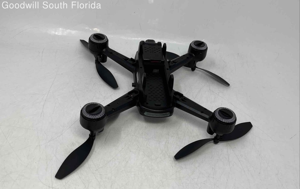 Deerc Black Foldable Mini Quadcopter Drone With Accessories In Case No Tested