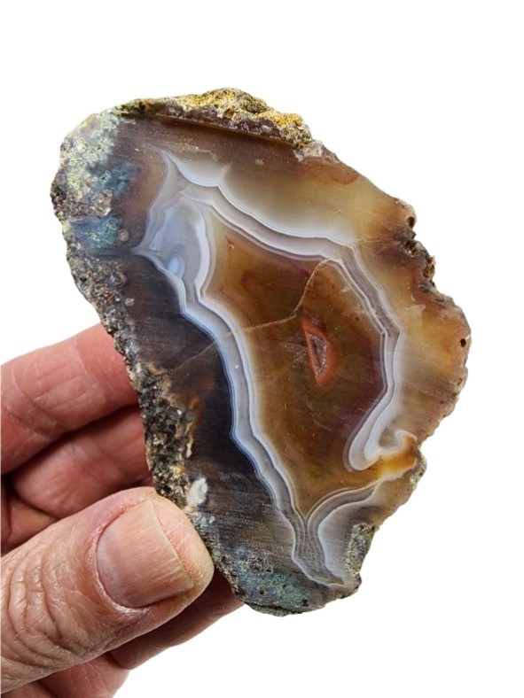Agate Faced Rough 64.1 grams.