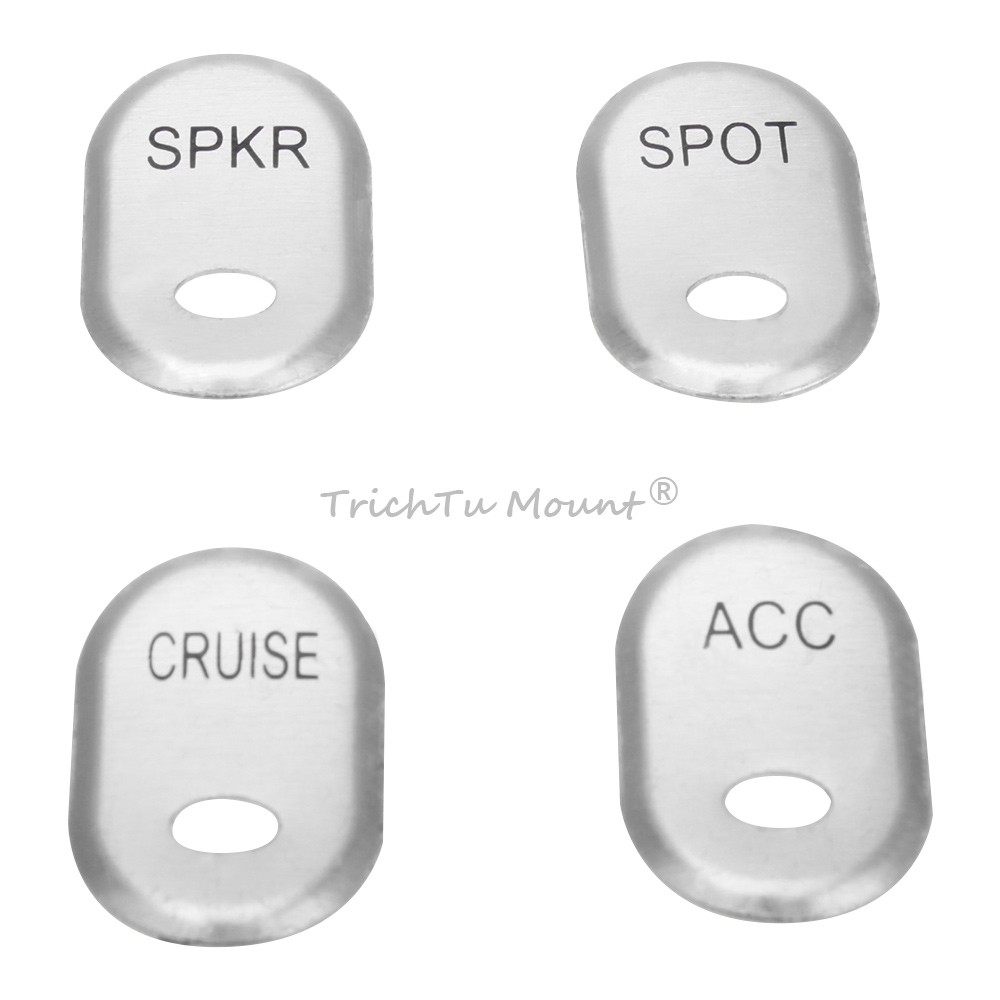 Chrome Brushed Panel Switch Cover For Harley Touring Electra Glide Ultra FLHTCU