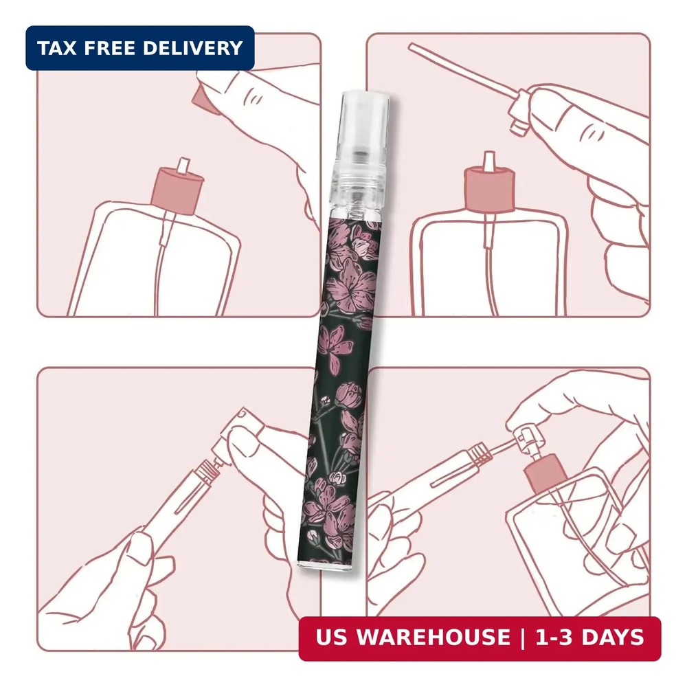 6Pcs 10ml Refillable Perfume Atomizer Leakproof Travel Spray Bottle Gift for Mom