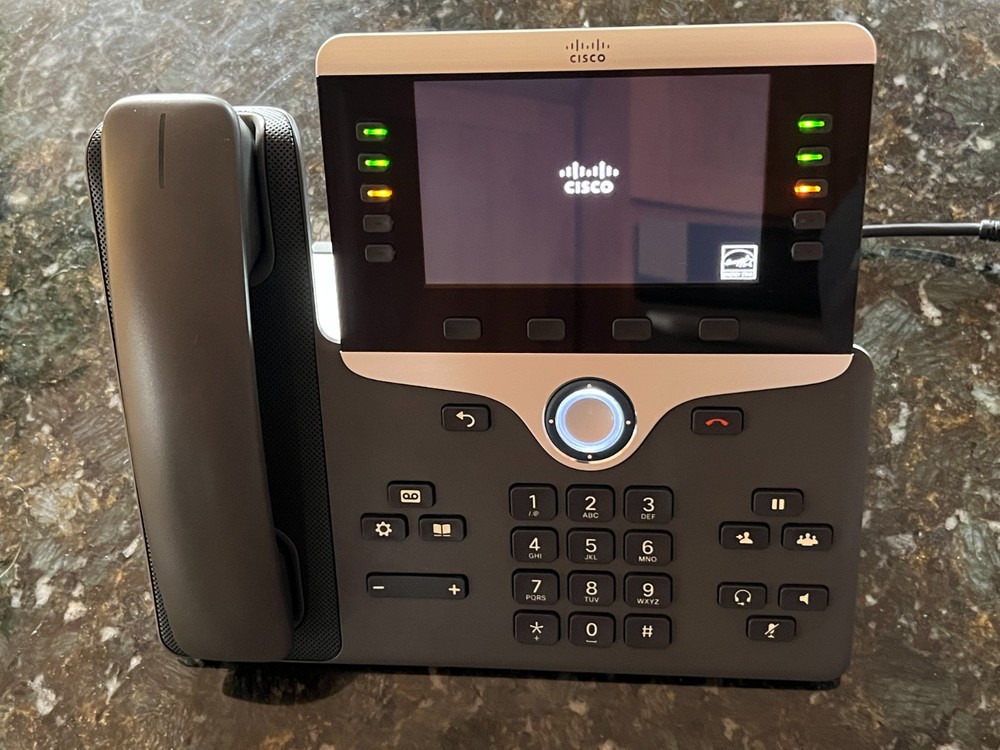 Cisco CP-8851 IP Phone + Cables + AC Adapter New Open Box