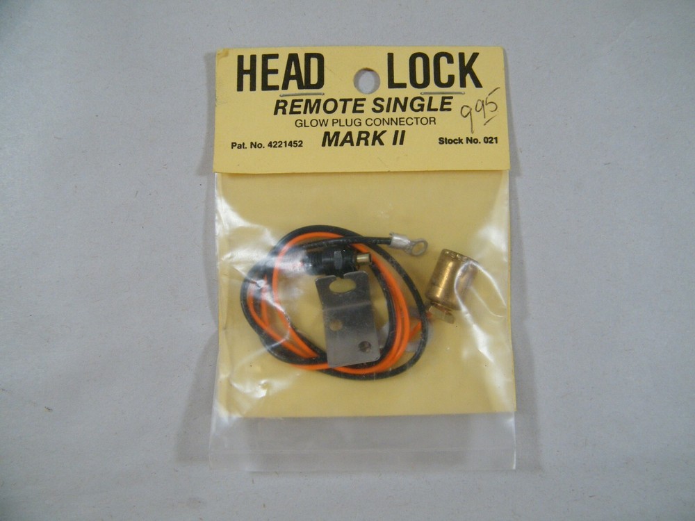HEAD LOCK RC GLOW PLUG CONNECTOR, CHARGING JACK & REMOTE SINGLE