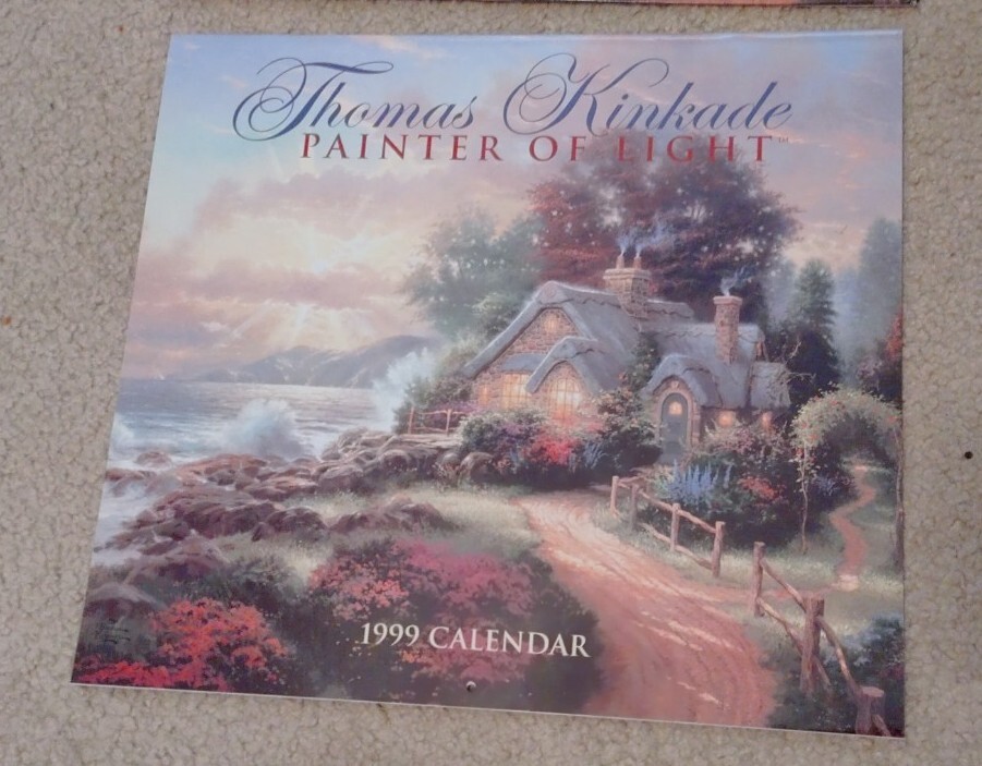 Vintage Thomas Kinkade Calendar Painter of Light New In Envelope